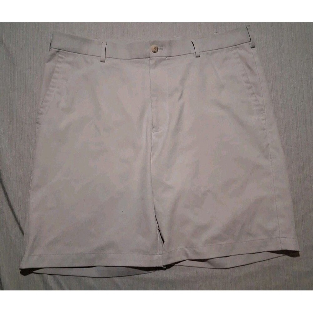 Peter Millar Wicking Golf Shorts Men's 36 Blue Athletic Khaki Chino